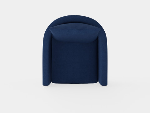 Monroe armchair indigo 3D Model
