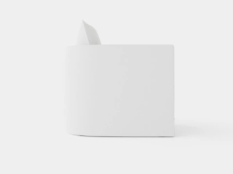Monroe armchair off white 3D Model