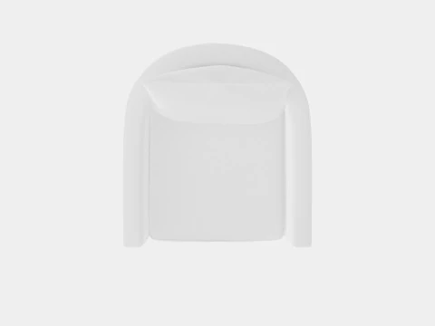 Monroe armchair off white 3D Model