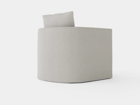 Monroe armchair sand 3D Model