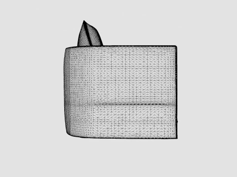Monroe armchair sand 3D Model