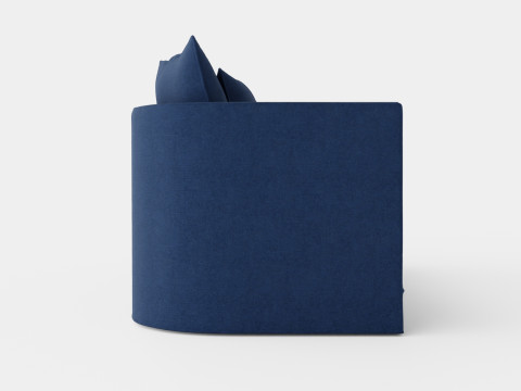 Monroe sofa indigo 3D मॉडल