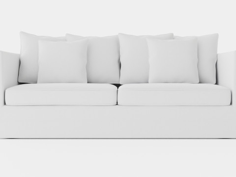 Monroe sofa off white 3D 모델