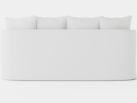 Monroe sofa off white 3D मॉडल
