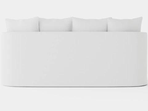 Monroe sofa off white 3D Model