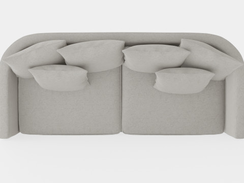 Monroe sofa sand 3D 모델