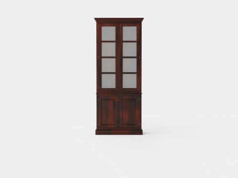 Nantucket display cabinet English Modelo 3D