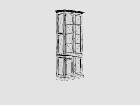 Nantucket display cabinet English Modelo 3D