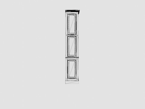 Nantucket display cabinet English Modelo 3D
