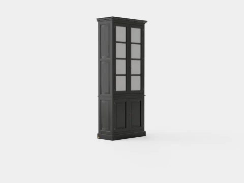 Vitrine Nantucket noire Modèle 3D