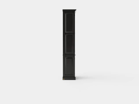 Nantucket display cabinet black 3D Model