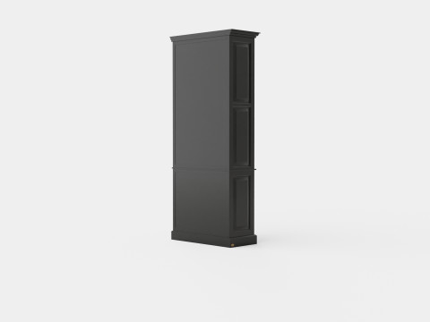 Nantucket display cabinet black 3D 模型