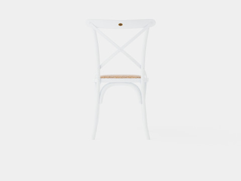 Cross dining chair white Modelo 3D
