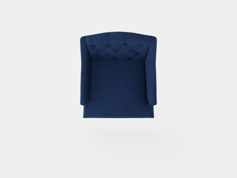 Delano armchair indigo 3D-Modell