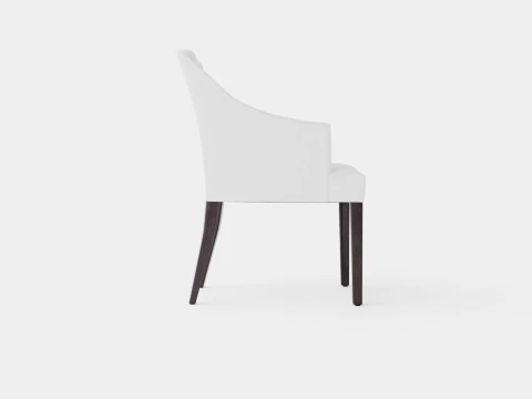 Delano armchair off white 3D Model
