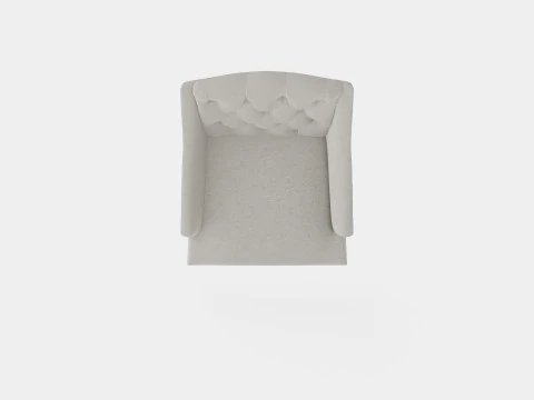 Delano armchair sand 3D Model