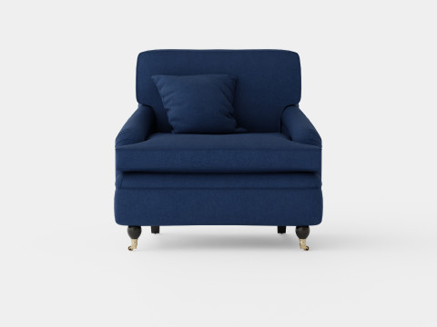 Howard armchair indigo 3D Модель
