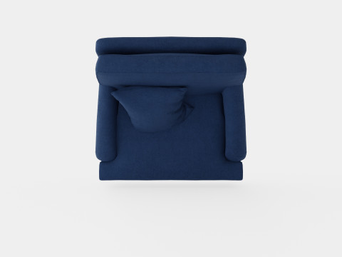 Howard armchair indigo Modelo 3D