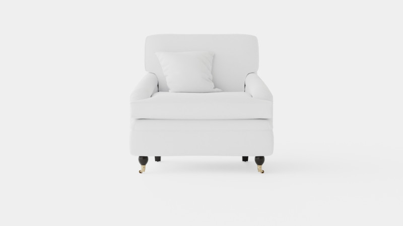 Howard armchair off white 3D मॉडल .c4d .max .obj .3ds .fbx .stl .blend 