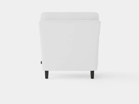 Howard armchair off white 3D Model
