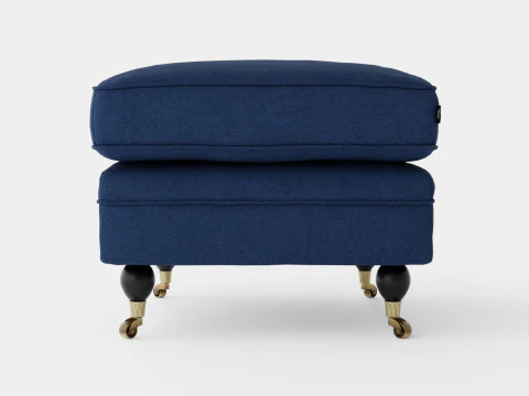 Howard ottoman indigo 3D Model
