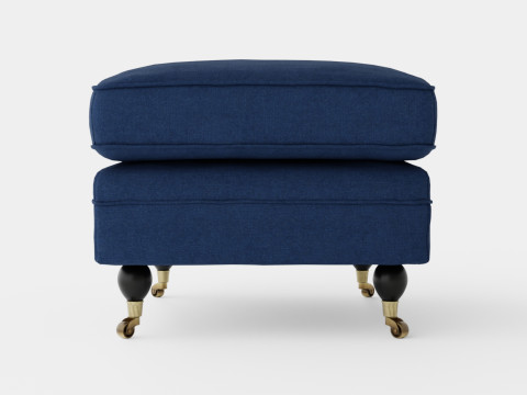 Howard ottoman indigo Modelo 3D