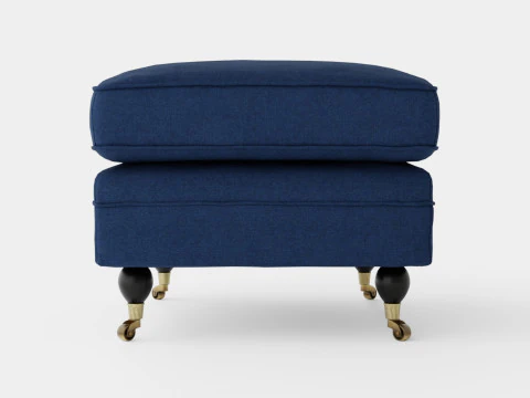 Howard ottoman indigo 3D Model