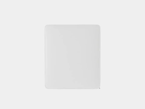 Howard ottoman off white 3D Model