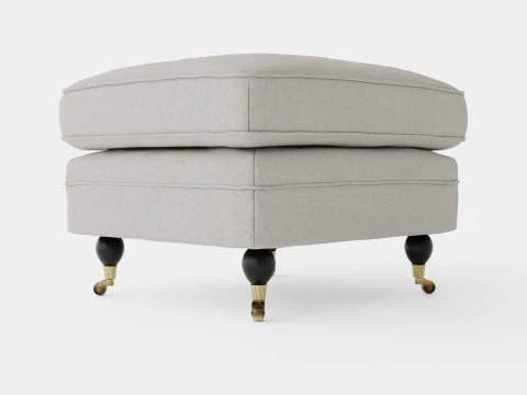 Howard ottoman sand 3D Model