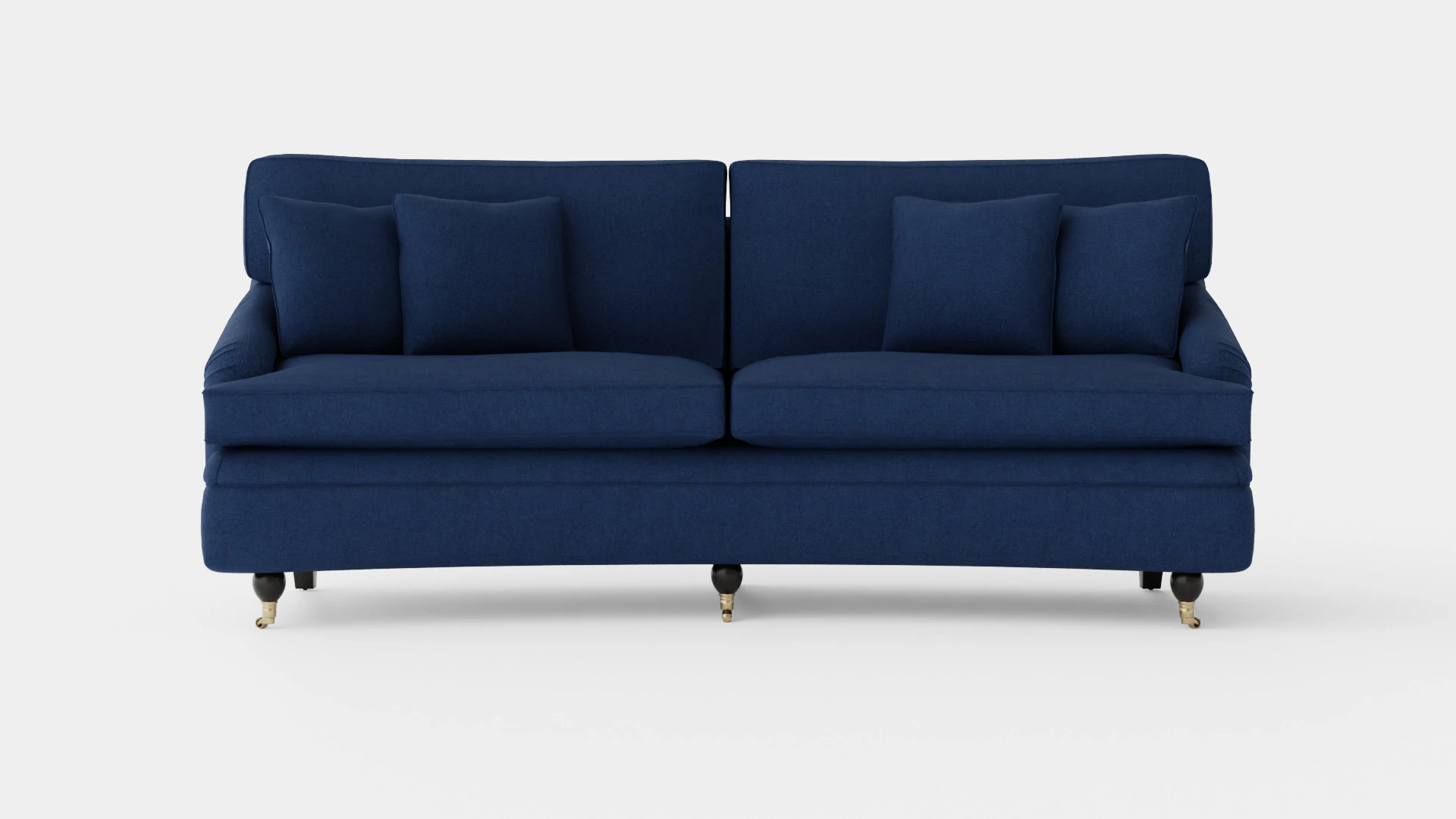 Howard sofa indigo 3D Model .c4d .max .obj .3ds .fbx .stl .blend 