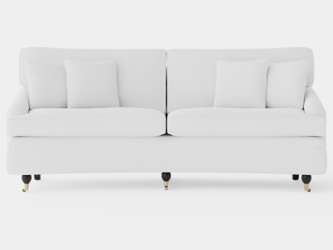 Howard sofa off white 3D Model