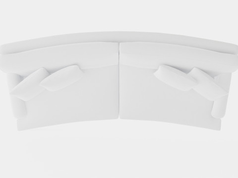 Howard sofa off white 3Dモデル