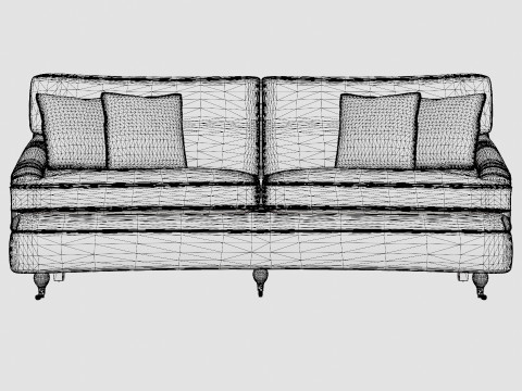 Howard sofa off white 3Dモデル