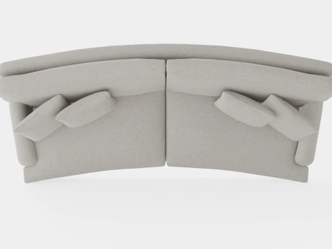 Howard sofa sand 3D Model