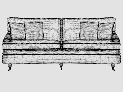 Howard sofa sand 3D Model