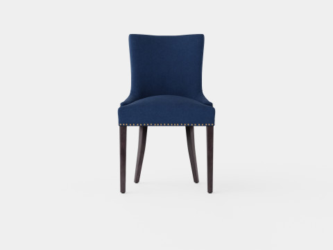 Hudson dining chair indigo 3D Модель