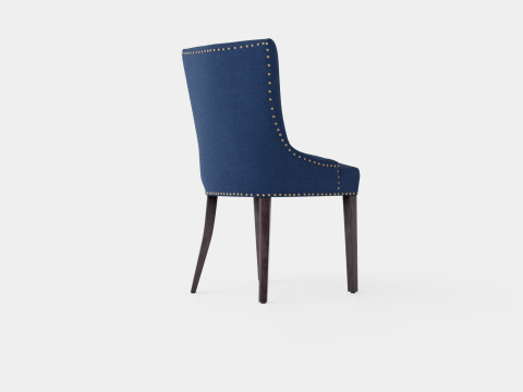 Hudson dining chair indigo 3D Модель