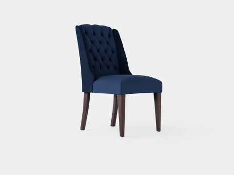 Venice dining chair indigo Model 3D