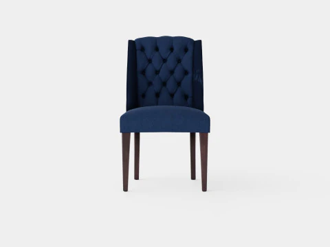 Venice dining chair indigo 3D Model