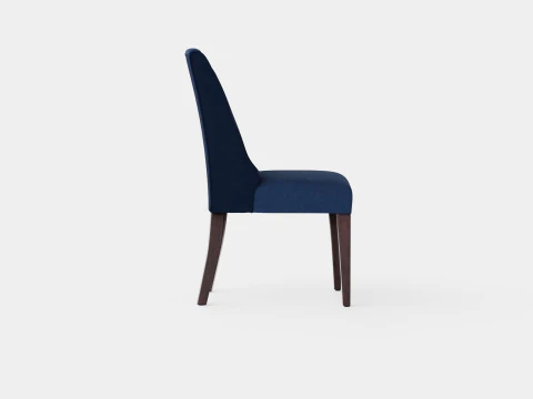 Venice dining chair indigo 3D Model