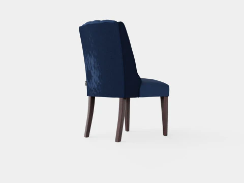 Venice dining chair indigo 3D Model