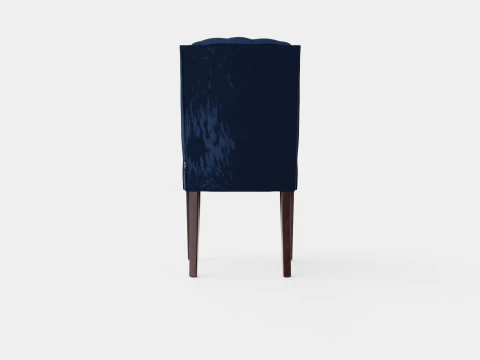 Venice dining chair indigo 3D Model