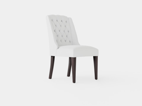 Venice dining chair off white 3D 모델