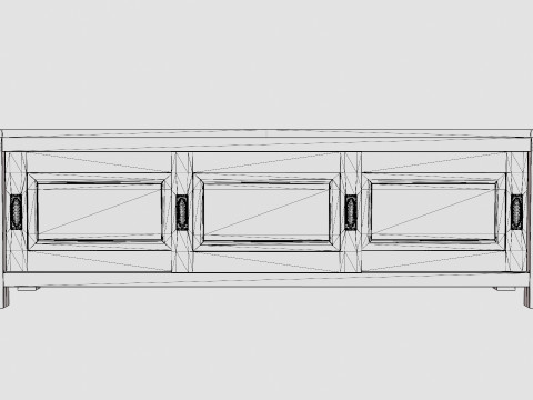 Niantic media bench English 3D Model