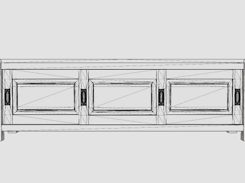Niantic media bench English 3D Model