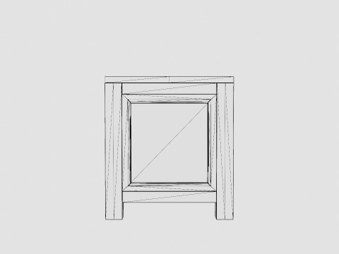 Niantic media bench English 3D Model