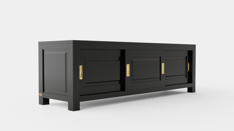Niantic media bench black 3D Модель .c4d .max .obj .3ds .fbx .stl .blend 