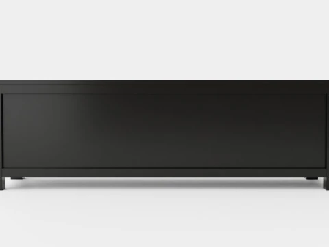 Niantic media bench black 3D Model