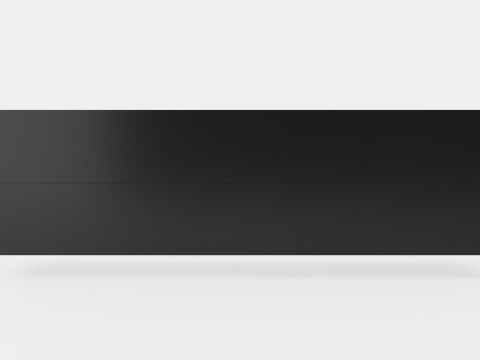 Niantic media bench black 3D Модель