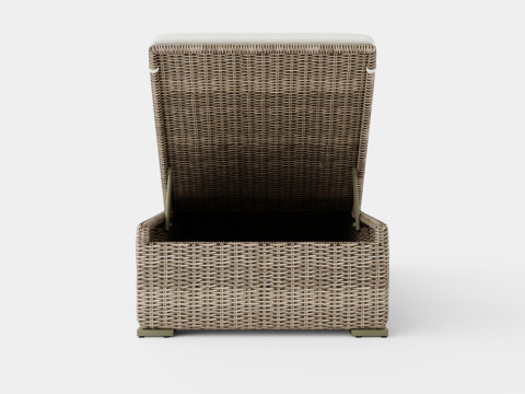 Orlando sun lounger vintage 3D Model